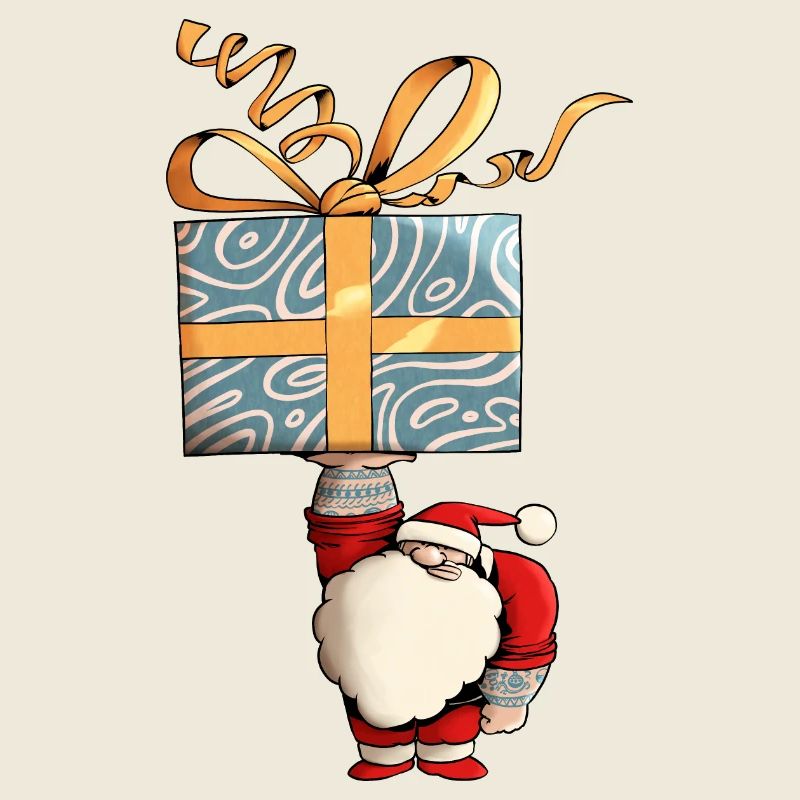 Papa Noël costaud