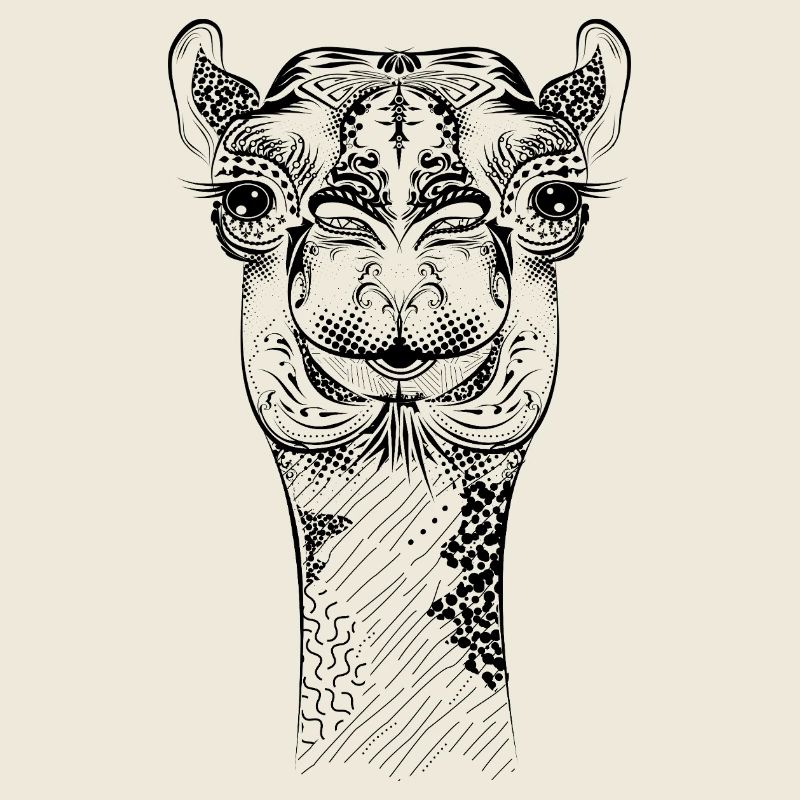 Dekoratives Kamel mit orientalischem Flair