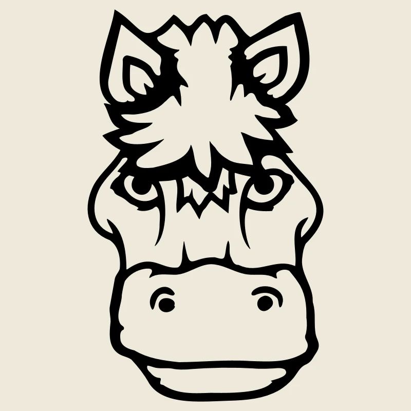 Pferd Süß Pony Fohlen Pferdemädchen Niedlich Comic