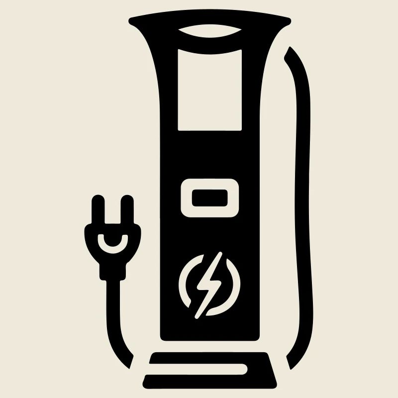 Charging station electromobility symbol electricity