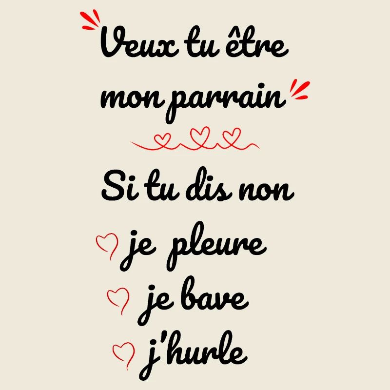 veux tu être mon parrain ?