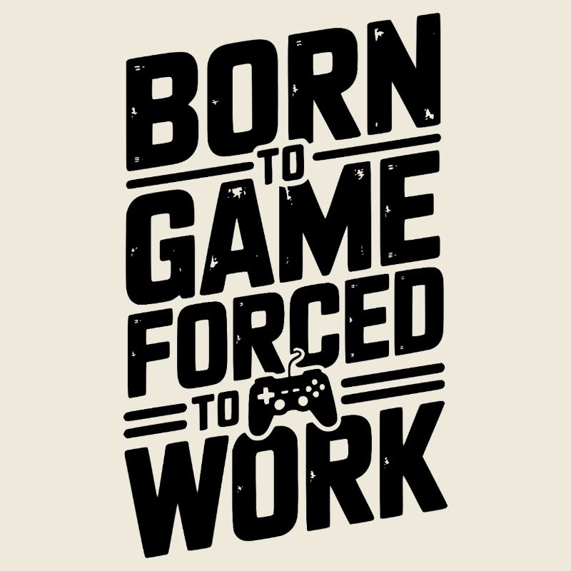 Né pour le jeu, forcé de travailler