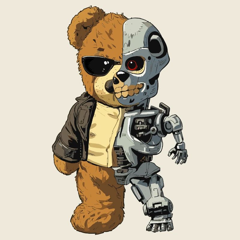 Bear Robot Cyborg