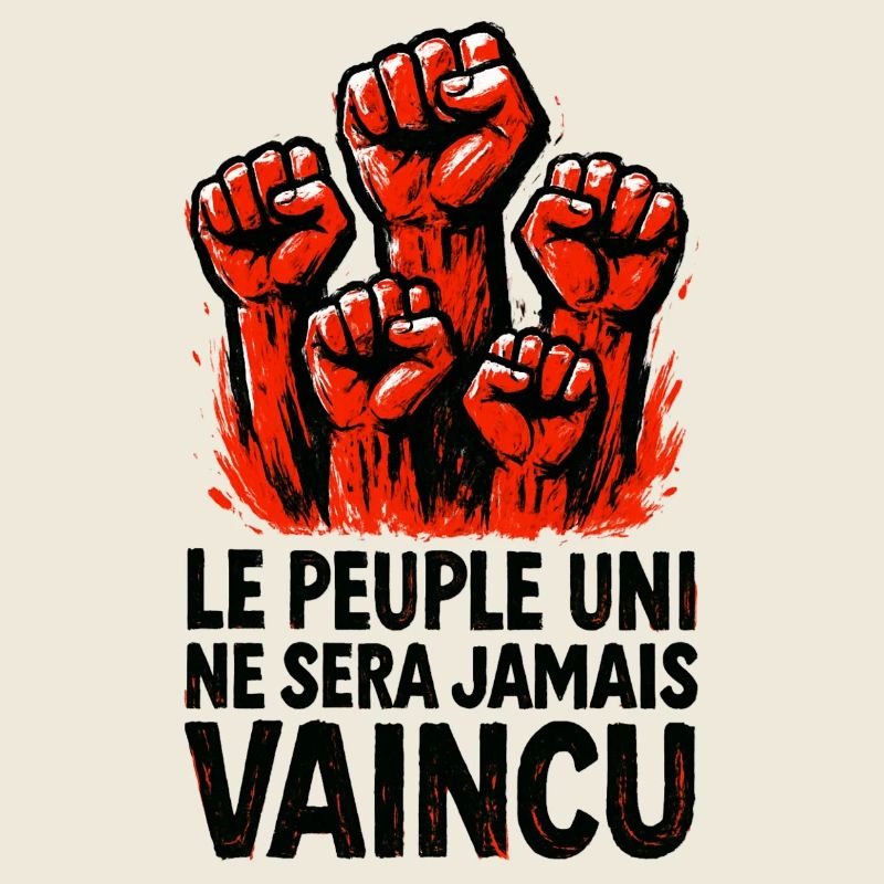 Le peuple uni ne sera jamais vaincu