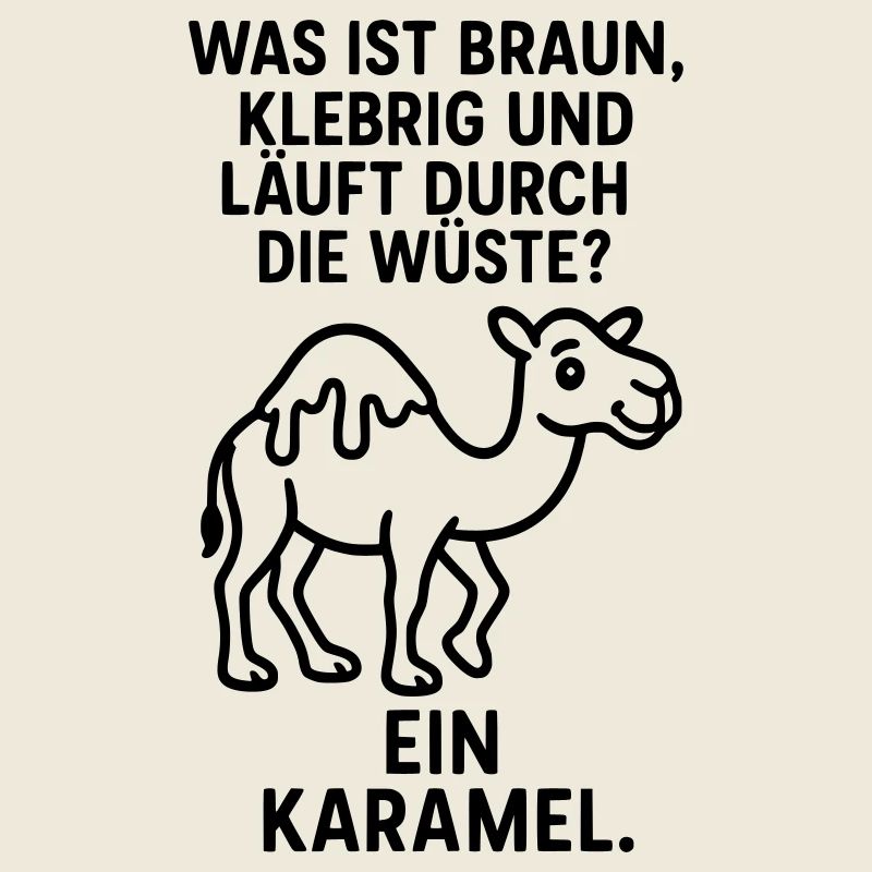 Blague Karamel Caramel Camel Desert Kids