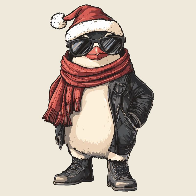 Penguin Christmas Winter