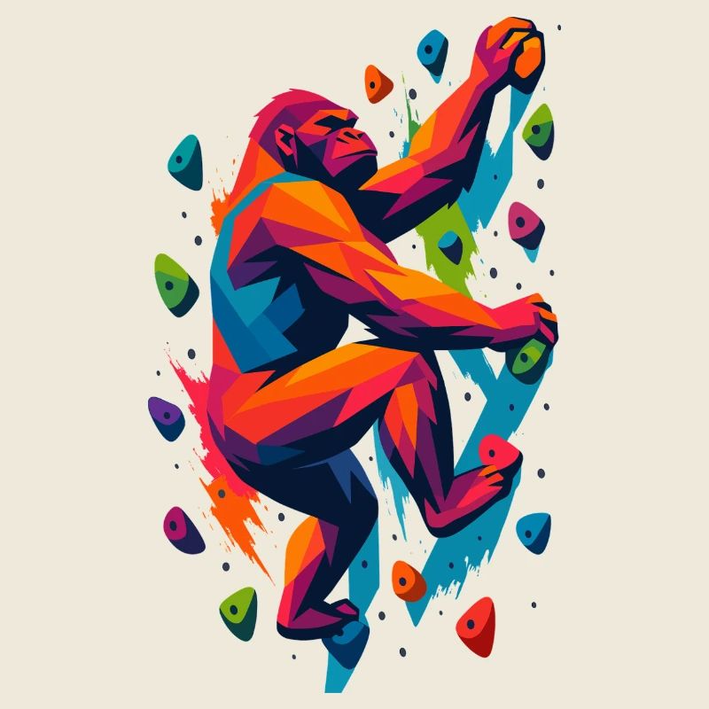 Escalade en bloc Puissance Gorilla Silverback Strong