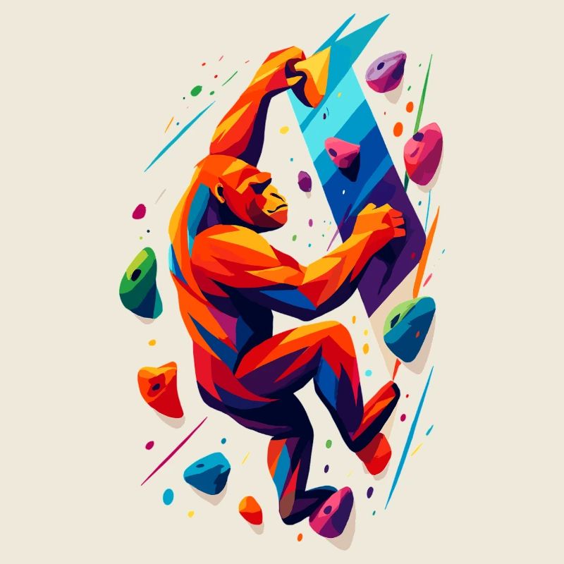 Bouldering Climbing Power Gorilla Climbing Gift