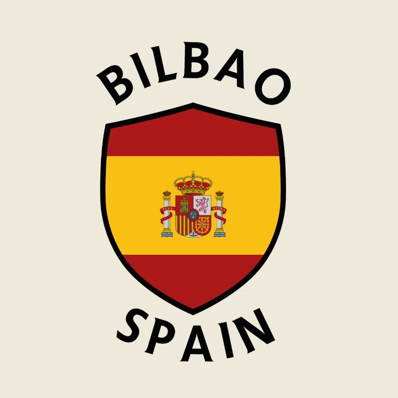Bilbao Schild Spanien Wappen Abschlag