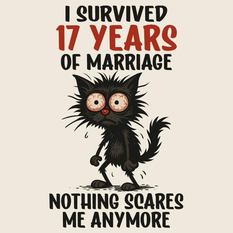 17 Hochzeitstag Geschenk Mann Frau Ehemann Ehefrau