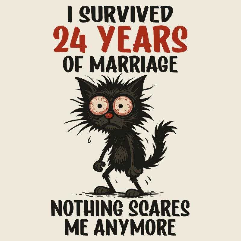 24 Hochzeitstag Geschenk Mann Frau Ehemann Ehefrau