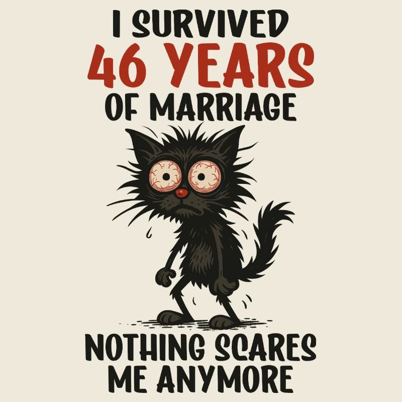 46 Hochzeitstag Geschenk Mann Frau Ehemann Ehefrau