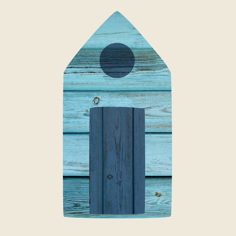 Maison de plage Maison en bois de vacances de mer de la plage de Deco