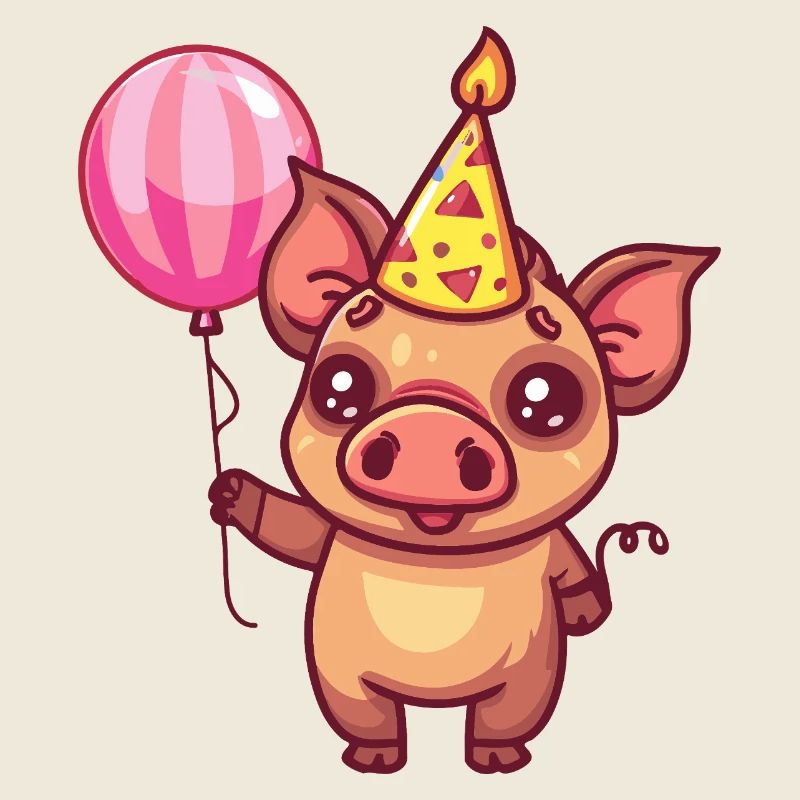 Cochon Anniversaire Bébé Sanglier