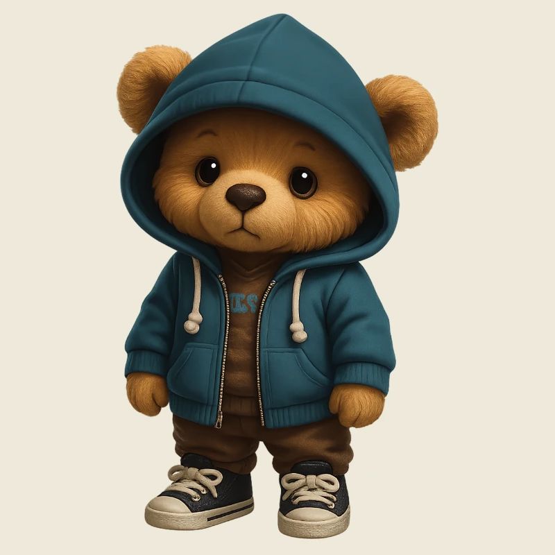 Sweat à capuche Teddy