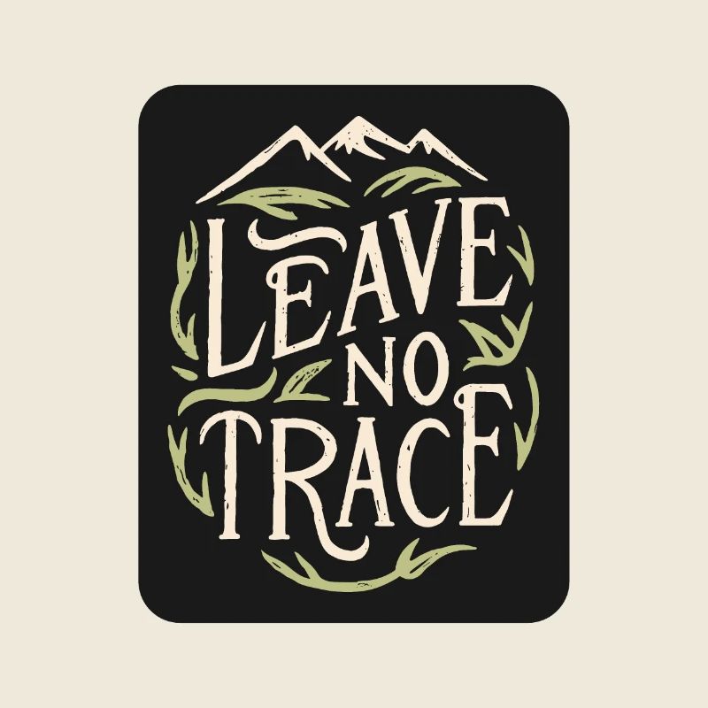 Leave no trace hiking