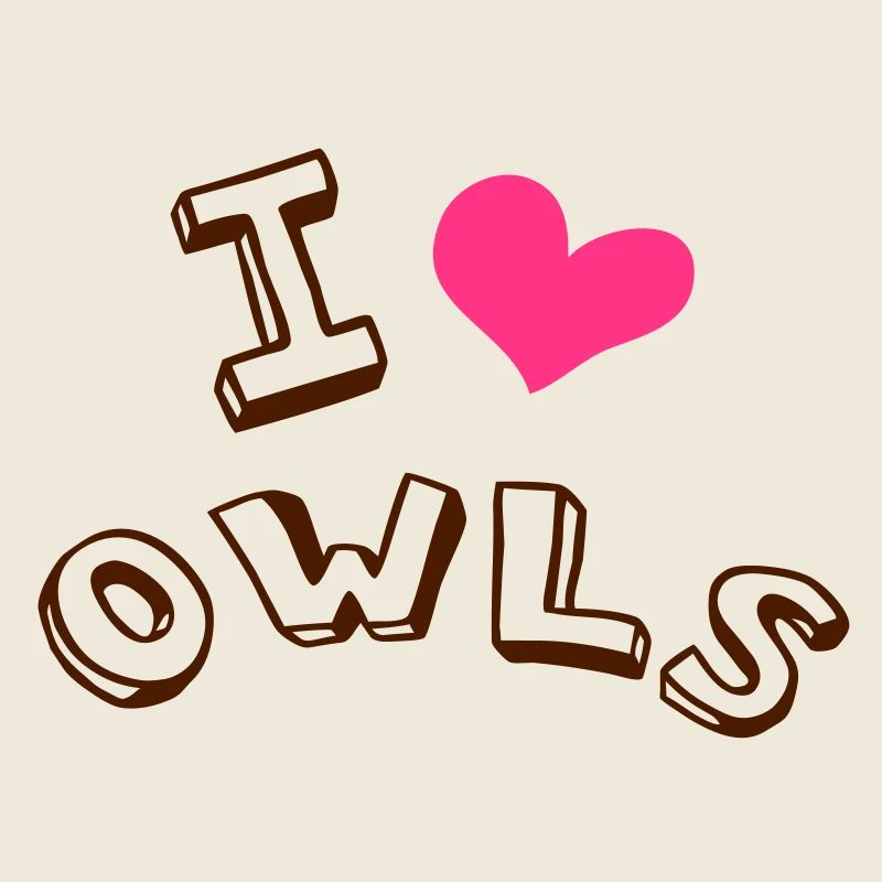 I love Owls - 2farbig
