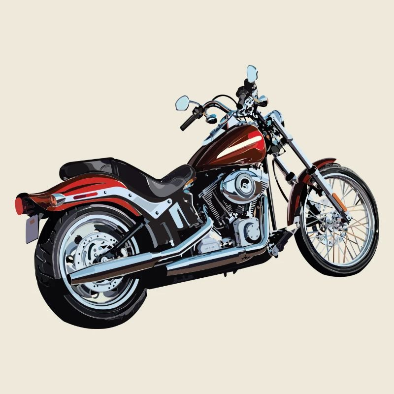 rotes Motorrad Geschenk Geschenkidee