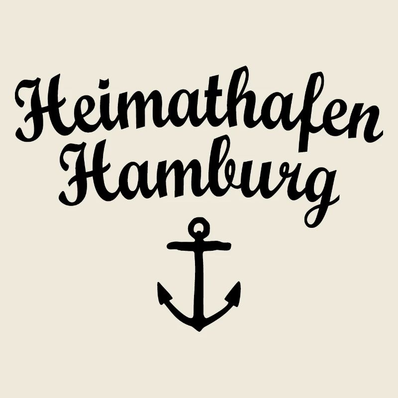 Heimathafen Hamburg (Schwarz)