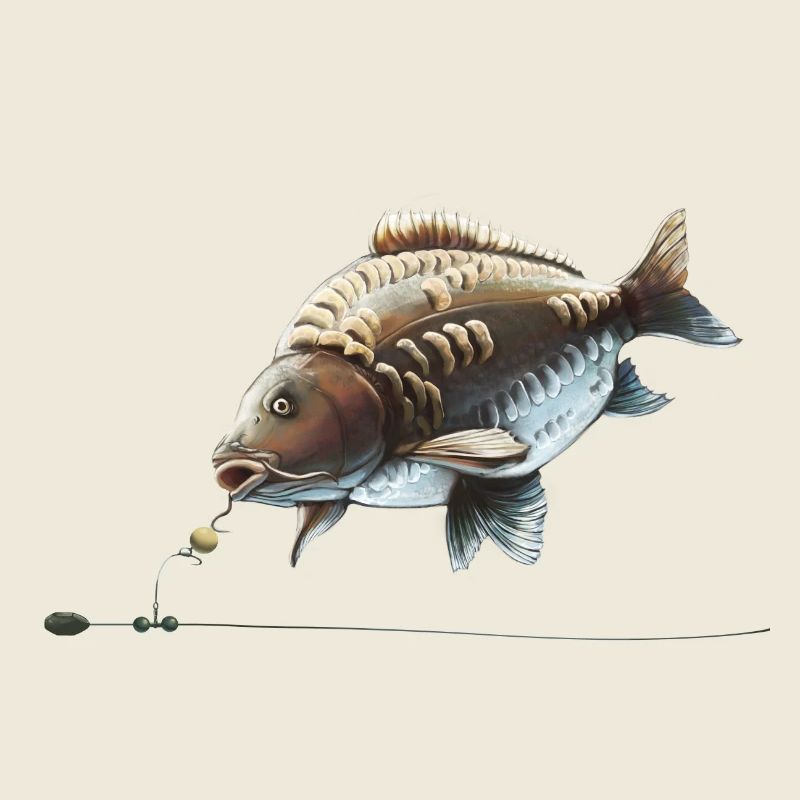 Conception de la pêche à la carpe Chod Rig pour les pêcheurs