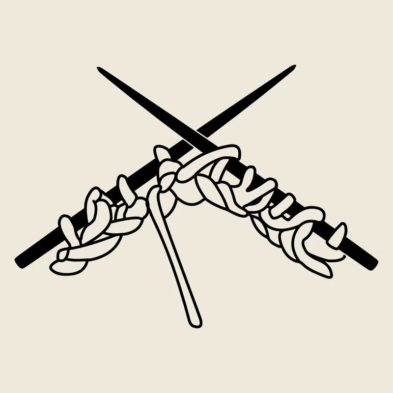 Stricken, Strickstift transparenter Schirm