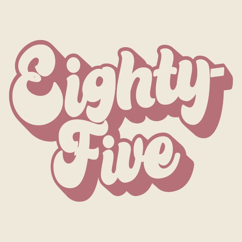 Eighty-five 85th Birthday Women Her 85 Years Old