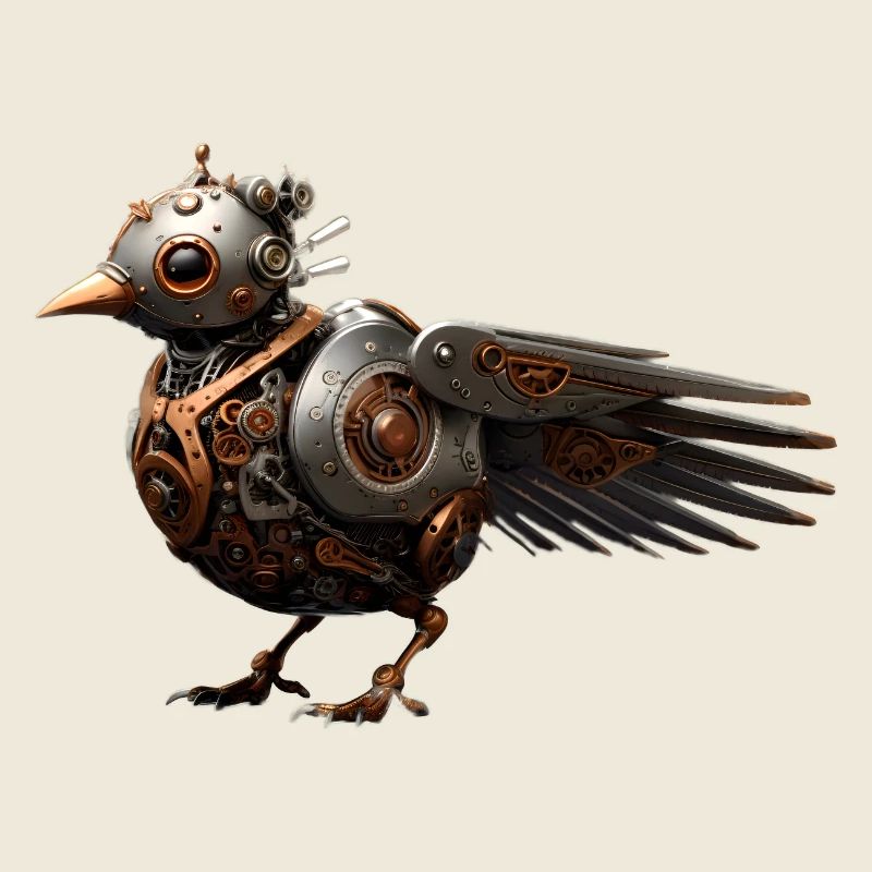 Steampunk Vogel