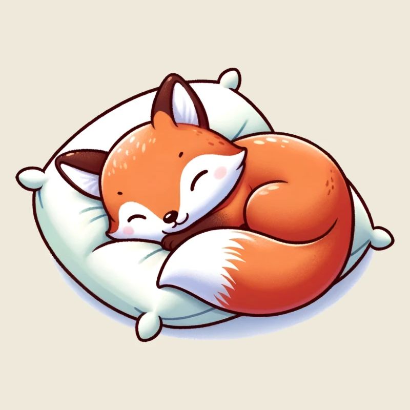 Sleeping Baby Fox