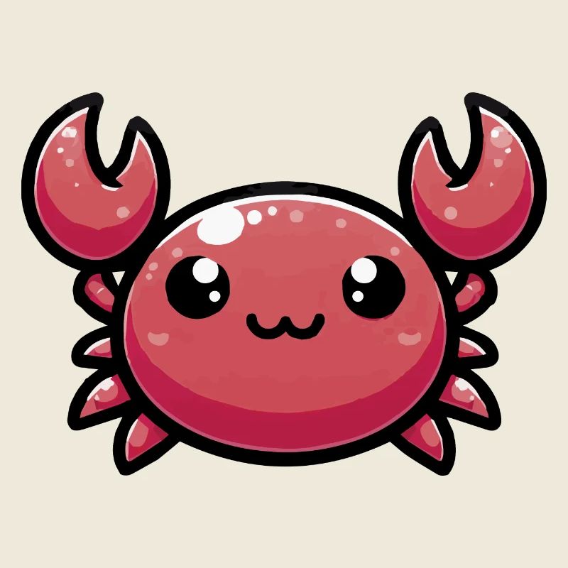 Shelly the Cute Chibi Kawaii Crab