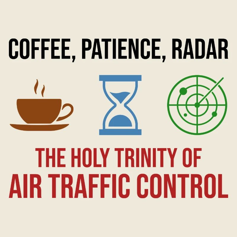 Air Traffic Controller ATC Coffee Patience Radar