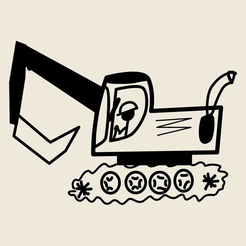 Baggerfahrer für alle Bagger- Helden