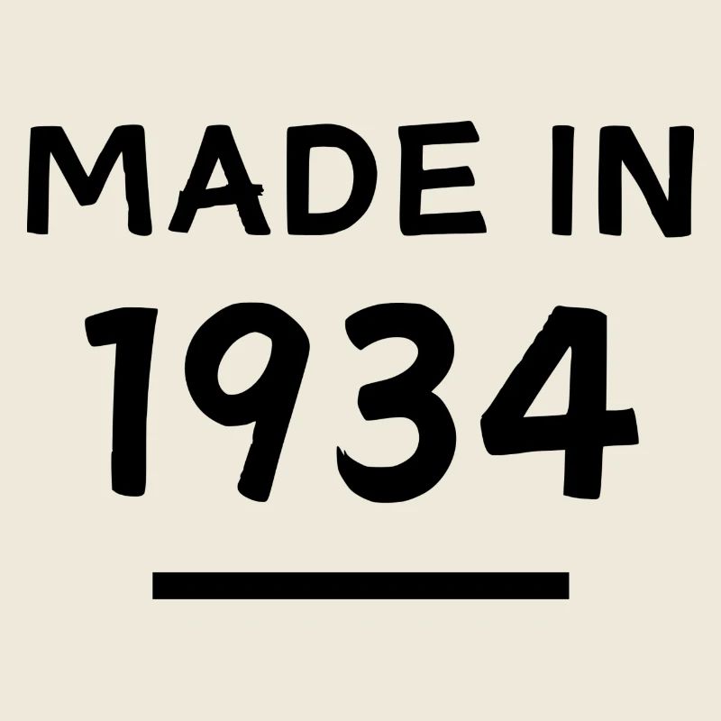 Fabriqué en 1934 - Année de naissance / Anniversaire