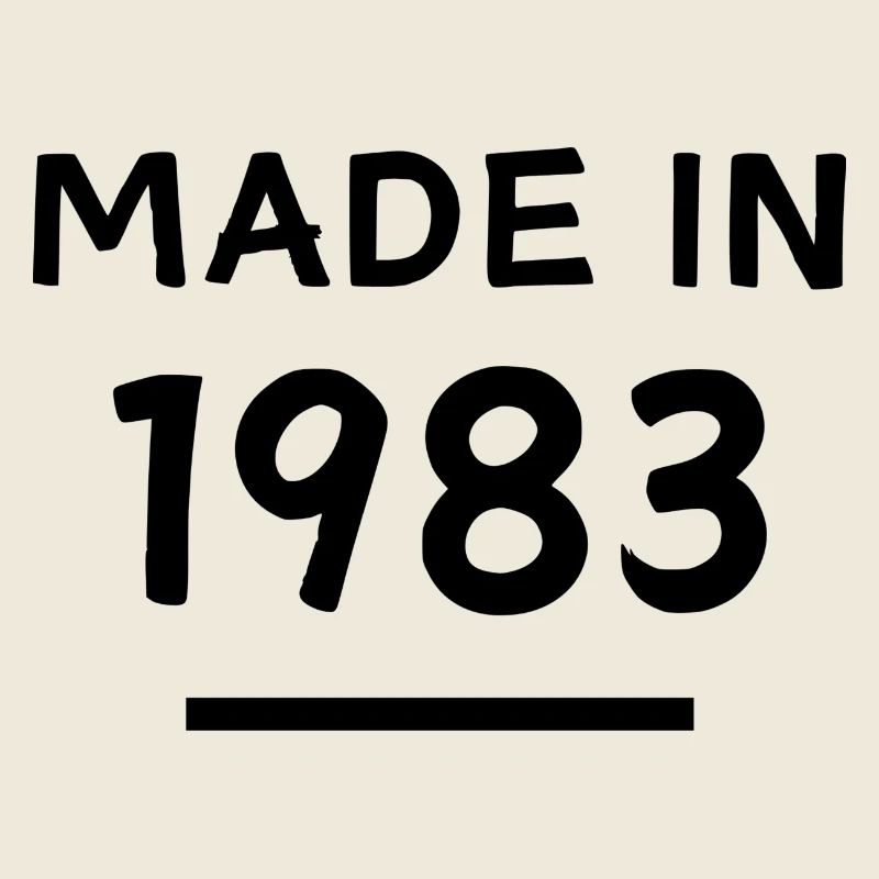 Fabriqué en 1983 - Année de naissance / Anniversaire