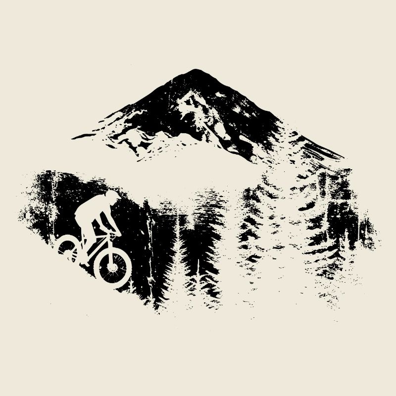 Mountain Biking Sketch