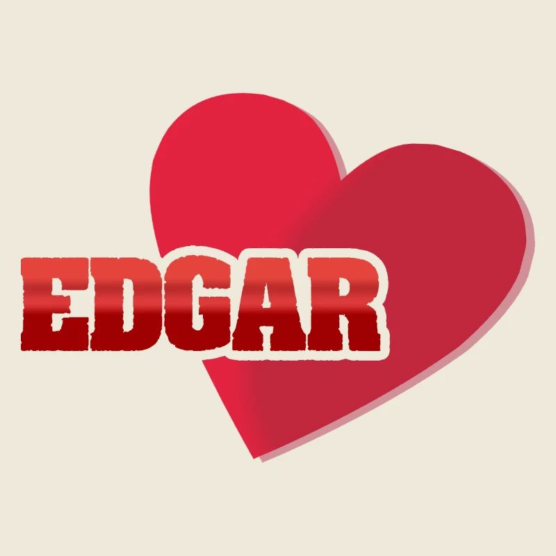 Heart EDGAR Lettering