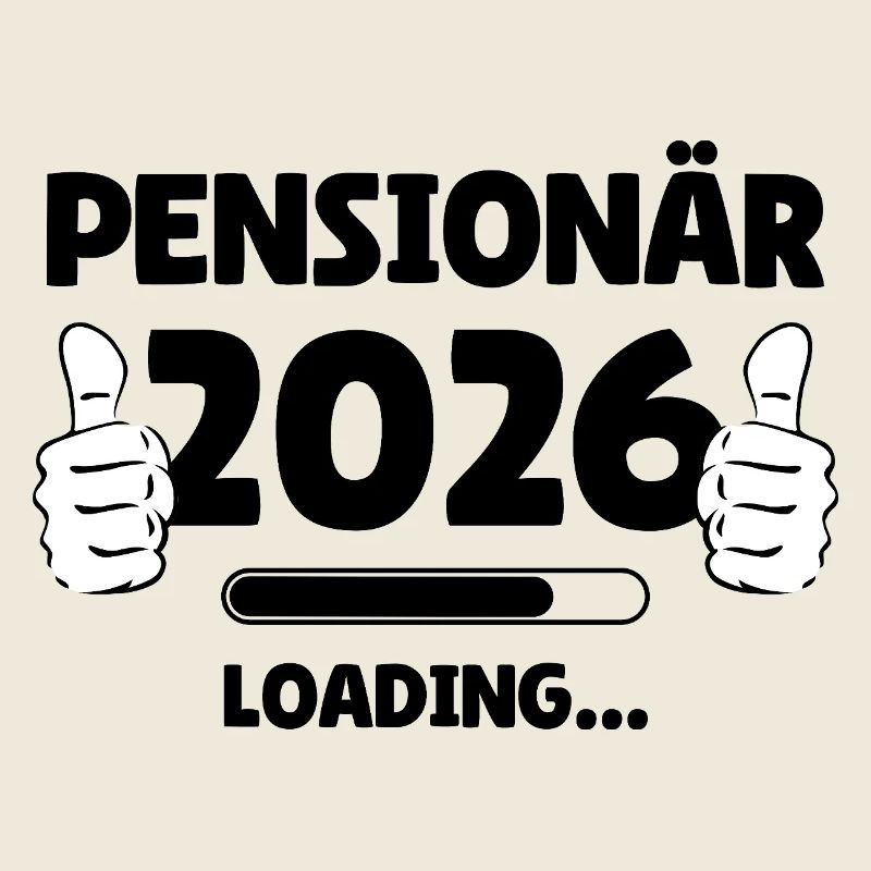 Pensionär 2026 Thumbs Up Design