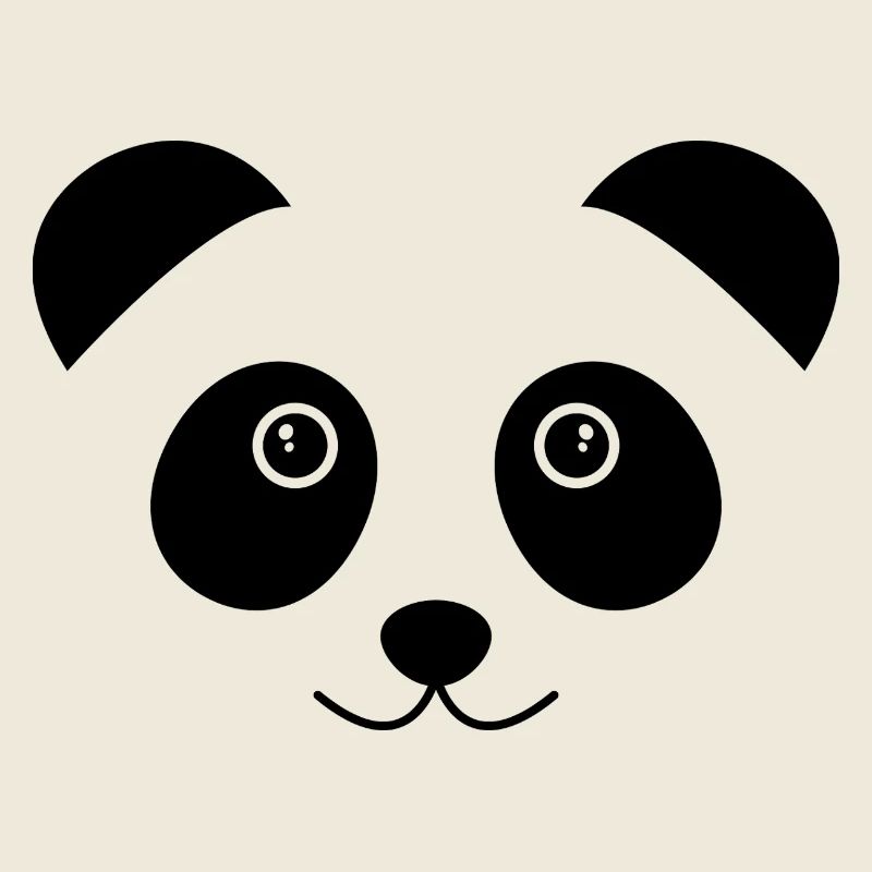 Visage de panda