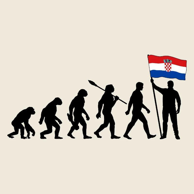 Kroatien - Evolution - Flagge - Nation