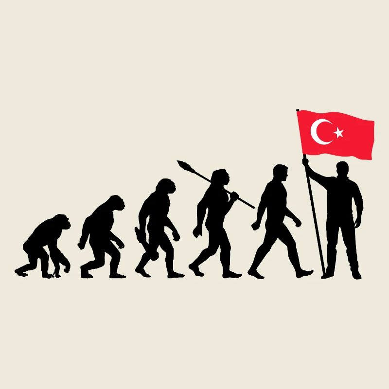 Turkei - Evolution - Flagge - Nation