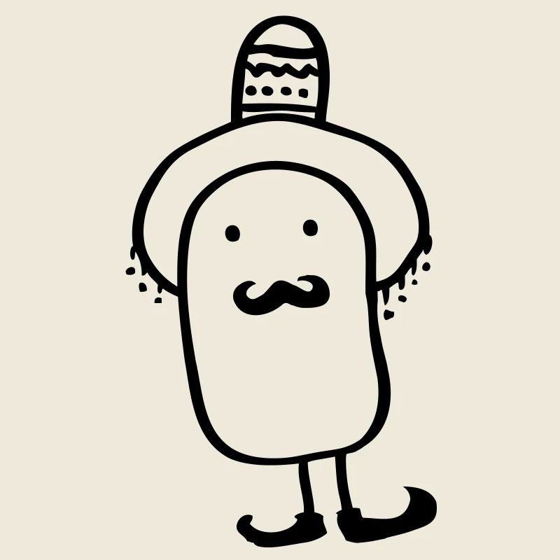 Mexikaner mit Sombrero