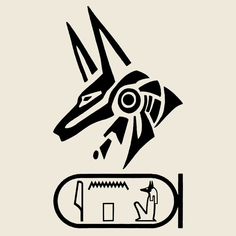 Gott Anubis (schwarz)