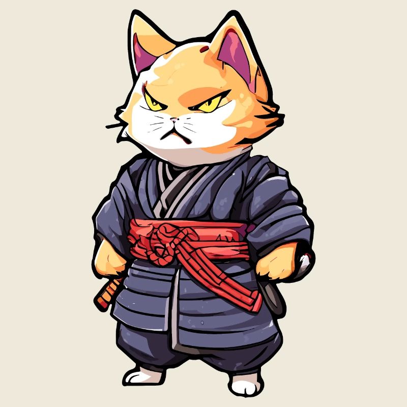 Samurai Cat #6