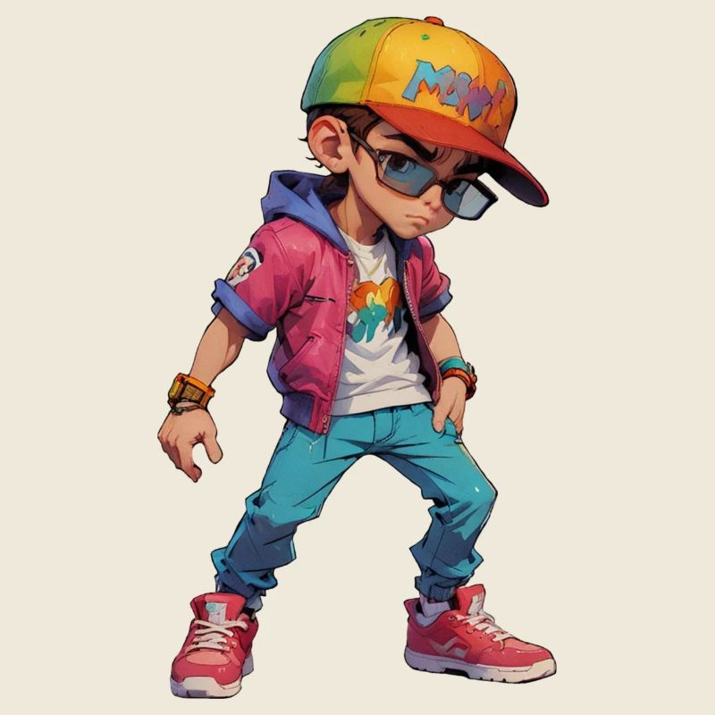 Jeune adolescent cool