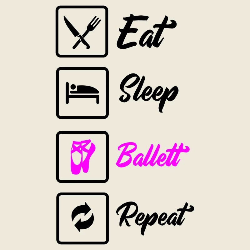 Manger dormir Ballet Répéter