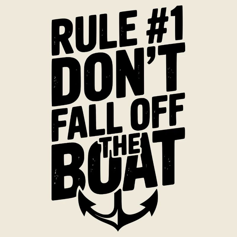 Regel #1: Fallen Sie nicht vom Boot