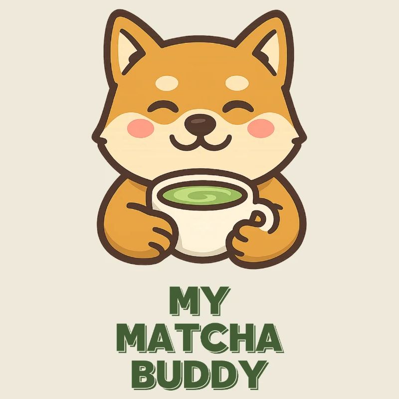 Matcha Buddy Shiba – Grinsender Becherheld