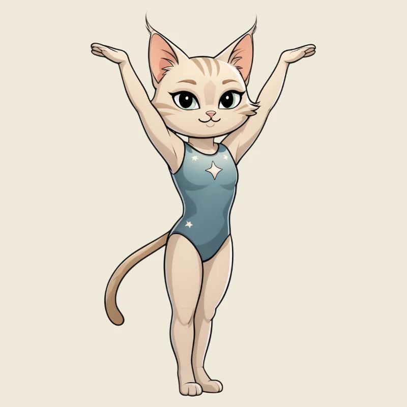 Gymnaste de saut Star Cat
