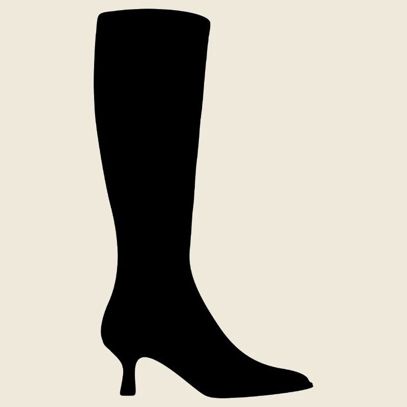 Silhouette botte noire