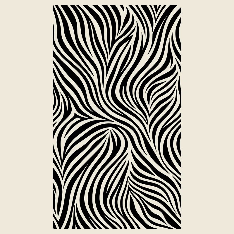 Zebra Stripe Zebra Pattern Stripe Black White