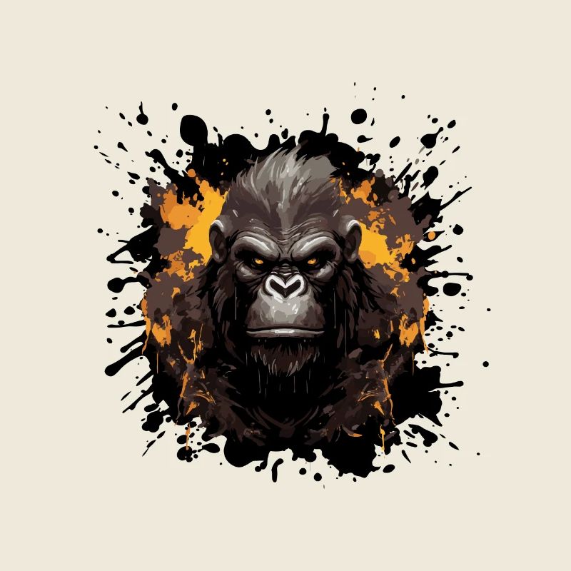 Portrait de gorille